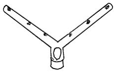 2 3/8 x 1 5/8 1 PC Line V-Arm